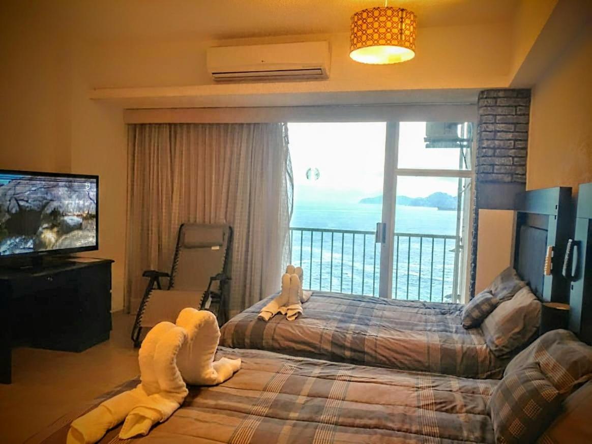 Suite En Torres Gemelas A Pie De Playa 611 Acapulco Luaran gambar
