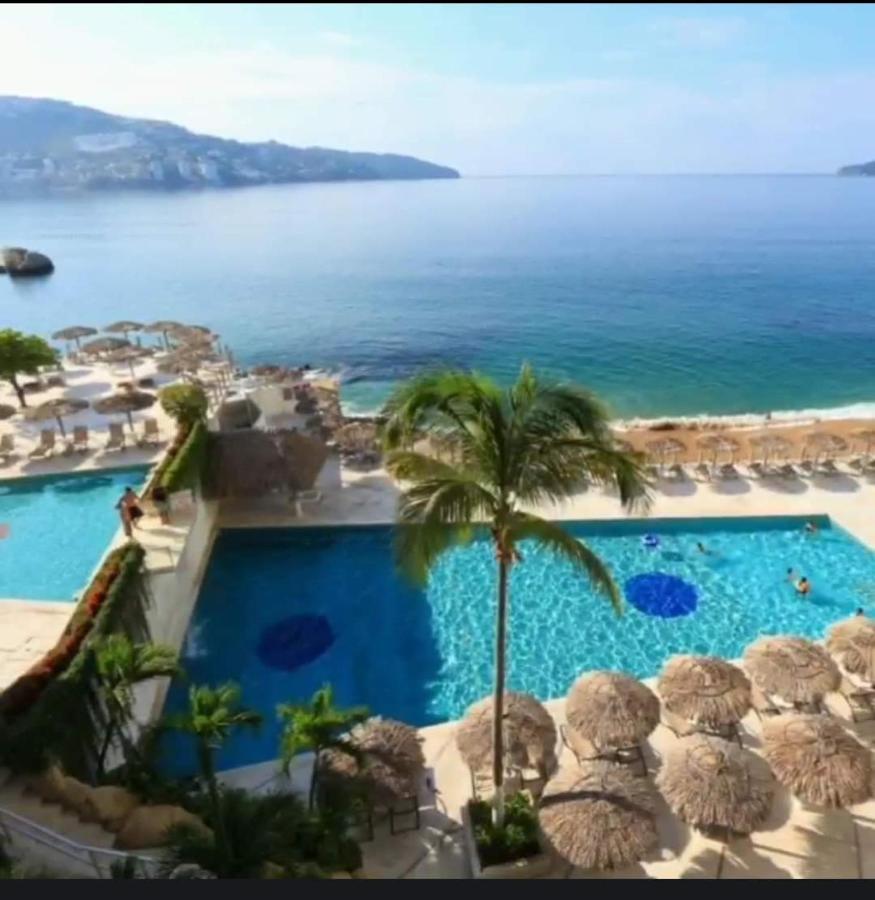 Suite En Torres Gemelas A Pie De Playa 611 Acapulco Luaran gambar